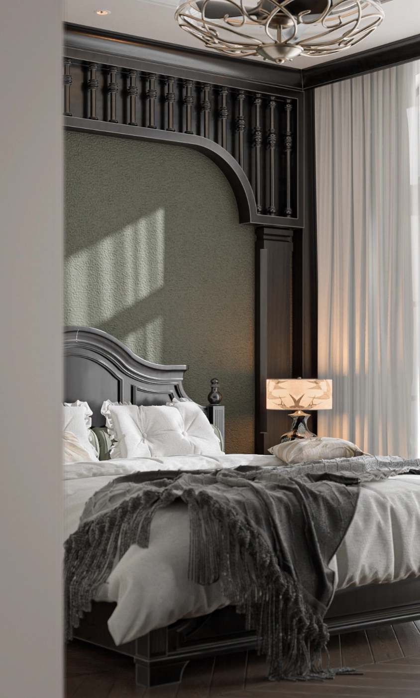 Màu sơn xanh - Sơn đá trong kiến trúc