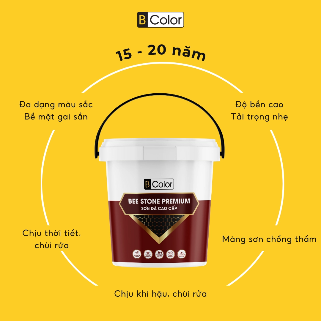 Sơn đá hạt tự nhiên BColor